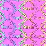 Kayla Backing Paper.