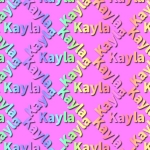 Kayla Backing Paper.