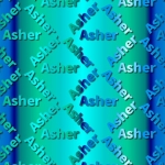 Free Asher themed backing Paper to download and print.