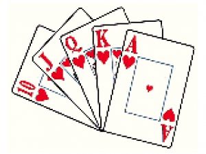 Playing cards ( Poker ).