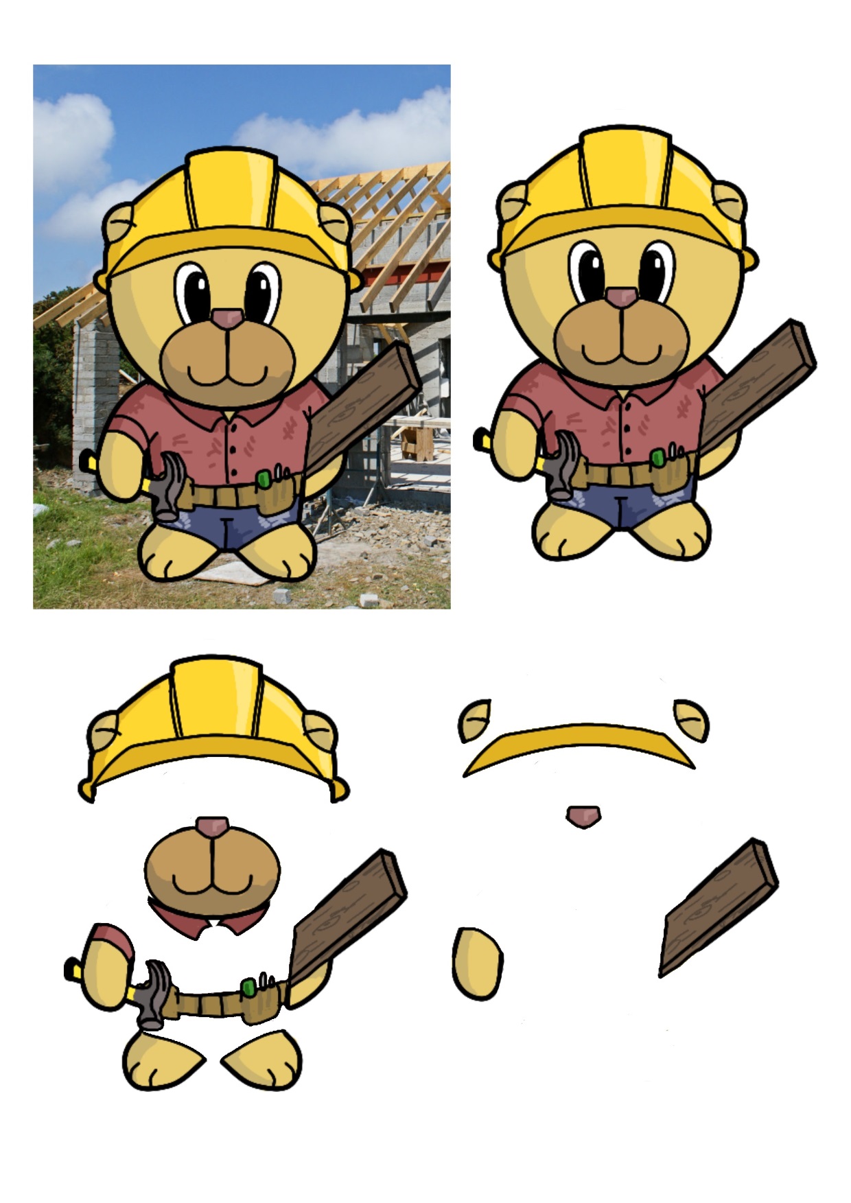 Builder Bear Craft Papers.