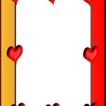 Valentines Day Craft Papers. Set 3.