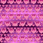 Valentines Day Craft Papers. Set 4.