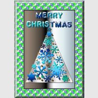 Christmas Tree Card.