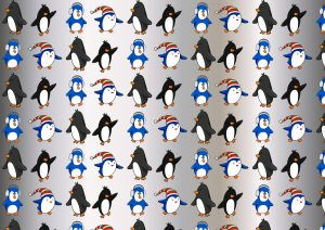 Christmas Penguins.