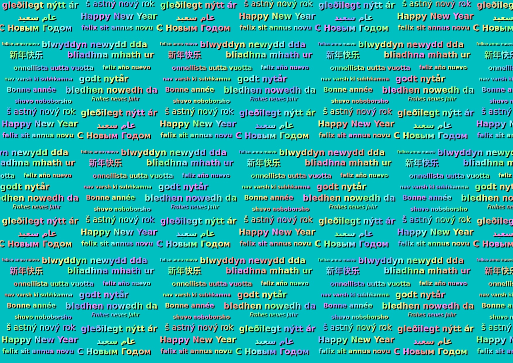Happy New Year Words.