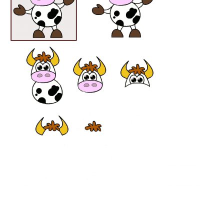 Cute_cow_decoupage